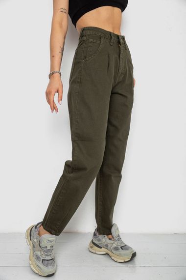 Джинси жіночі Mom's, колір хакі, 182R1724 | Зображення 2