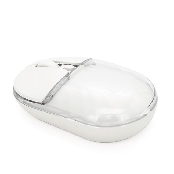 Миша бездротова JEDEL WD142, 800/1200/1600DPI, 2.4 GHz+Bluetooth 5.0, 3.7V 300mAh, Type-C заряджання. 105x59x34 мм. White. Box | Зображення 2