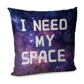 Подушка диванна з оксамиту I need my space 45x45 см (45BP_UNI019)