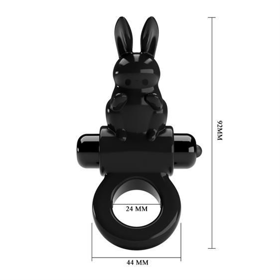 Эрекционное кольцо - Pretty Love Exciting Ring Black sexstyle | Зображення 5