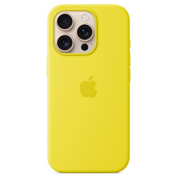 Чохол Silicone case (AAA) full with Magsafe and Animation для Apple iPhone 16 Pro Max (6.9") Star Fruit | Зображення 1