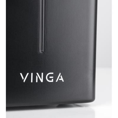 Пристрій безперебійного живлення Vinga LED 800VA metal case (VPE-800M) | Зображення 5