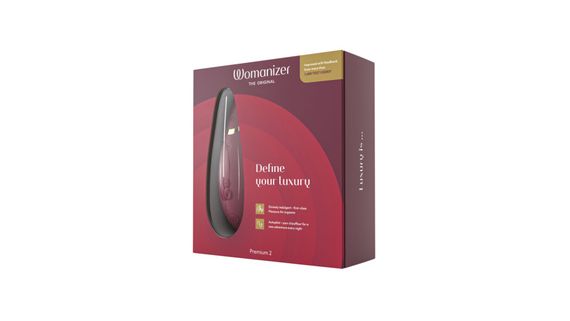 Вакуумний кліторальний стимулятор Womanizer Premium 2 - Bordeaux, функції Autopilot та Smart Silence | Зображення 7