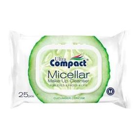 Серветки вологі Ultra Compact Micellar з міцелярно водою 25 штук