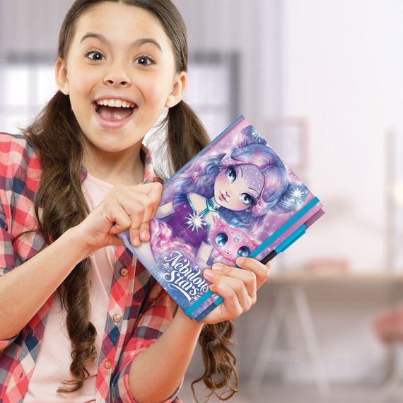 Блокнот черные листы Делюкс Небулия Nebulous Stars 11583-1 с ручкой | Зображення 2