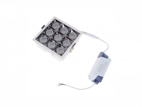 Светильник точечный LED HDL-DT 203/9*4W NW WH