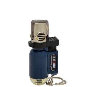 Многоразовая Газовая Турбо зажигалка "Pioneer Blue"