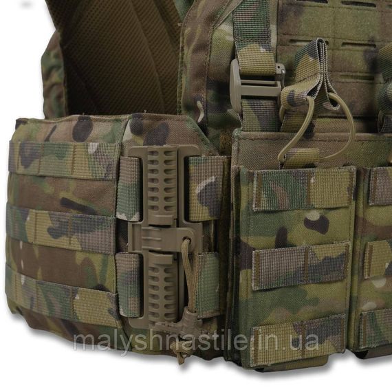 Плитоноска Kiborg GU gen.2 + з'ємна панель з 3-ма підсумками під 1 магазин, мультикам | Зображення 6