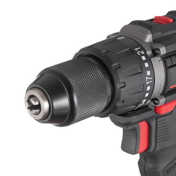 Дриль-шурупокрут акумуляторний з безщітковим двигуном 60 Нм INTERTOOL WT-9360 | Зображення 6