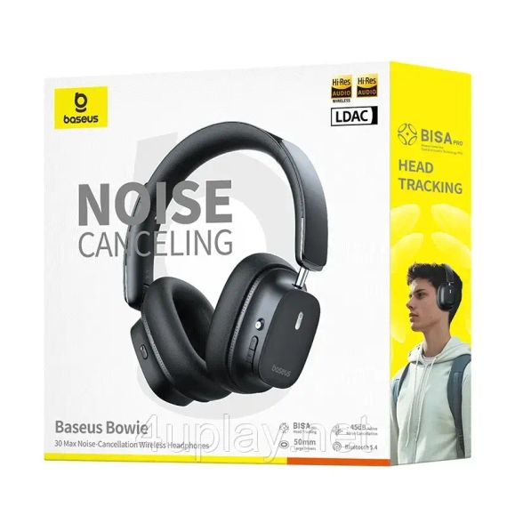Беспроводные Bluetooth наушники Baseus Bowie 30 Max Noise-Cancellation Wireless Headphones Оригинал