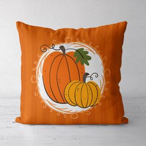 Подушка декоративная Soft Два гарбузика 45x45 см (45PST_24S007)