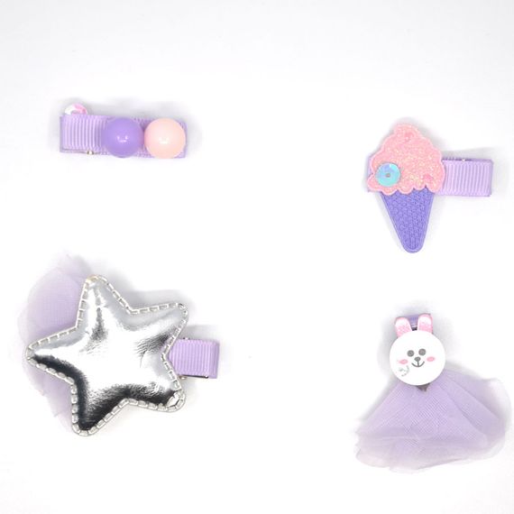 Заколка для собак Fashion Jewelry сиреневый 1шт.