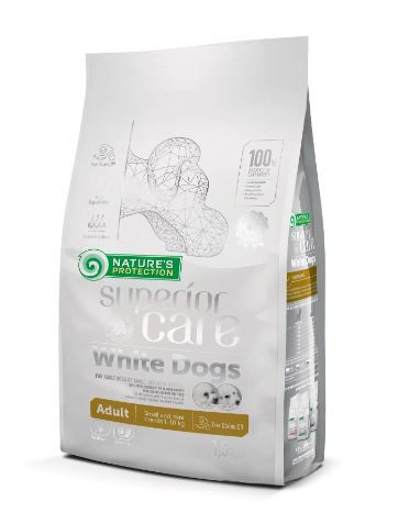 Nature's Protection Superior Care White Dogs Adult Small and Mini Breeds Сухий корм для собак з білою шерстю 400 г