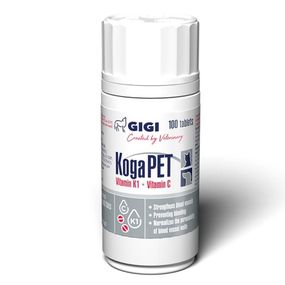 Вітаміни з антиоксидантною дією для собак та котів GiGi KogaPET 100 табл