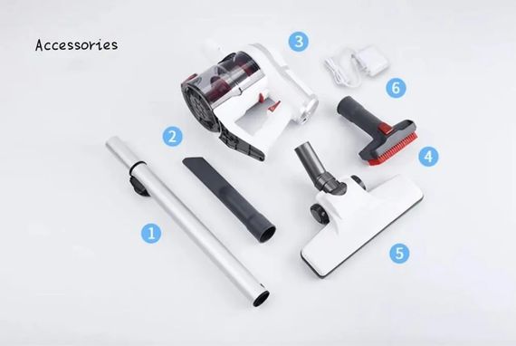 Пилосос акумуляторний 2000mAh 150W, 75дБ, вакуум 6-10кПа XPRO GHA-605 чорний (41401-15910_2094) | Зображення 5