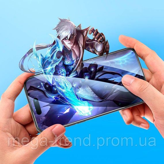 Захисне скло HOCO для iphone 14 Pro Nano 3D full screen edges protection tempered glass (A12 Plus) | Зображення 4