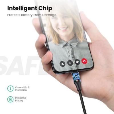 Дата кабель USB 2.0 AM to Micro 5P 2.0m US290 Aluminum Braid Black Ugreen (60148) | Зображення 4