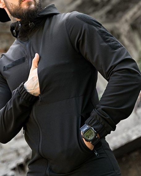 Полегшена тактична куртка Cambodia чорна поліція НП4881 | Зображення 2