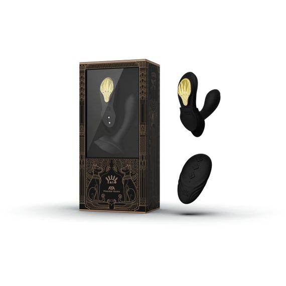 Смарт-вібратор у трусики Zalo - AYA Obsidian Black, насадка та пульт ДК Sex Aura | Зображення 7