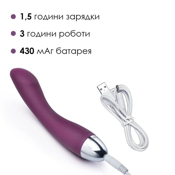 Вібратор для точки G з інтелектуальним режимом Svakom Amy Violet | Зображення 3