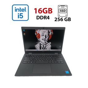 Ультрабук Dell Latitude 3420 / 14" (1920х1080) IPS / Intel Core i5-1145G7 (4 (8) ядра по 2.6 - 4.4 GHz) / 16 GB DDR4 / 256 GB SSD / Intel Iris Xe Graphics / WebCam б/в