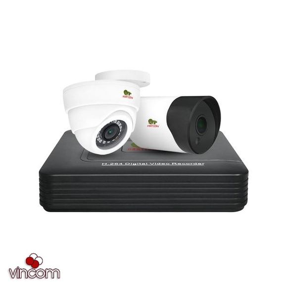 Комплект видеонаблюдения Partizan AHD-15 2xCAM  1xDVR  HDD | Зображення 2