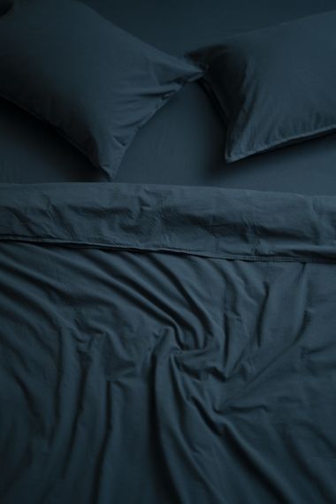 Комплект постільної білизни SoundSleep Stonewash Adriatic Dark Blue Сімейний 240х260 см синій (92669543) | Зображення 4