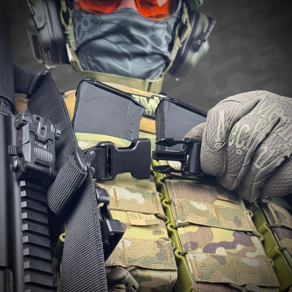 Ремінь збройовий триточковий RAGNAROK "Hel" Gen.II carbine Чорний | Зображення 6