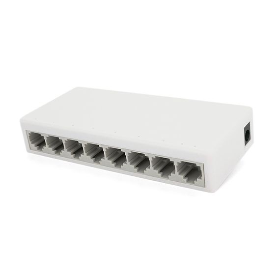 Комутатор JY 5008S 8 портів Ethernet 10/100 Мбіт/сек. DC 5 . Блок живлення 5V у комплекті | Зображення 2