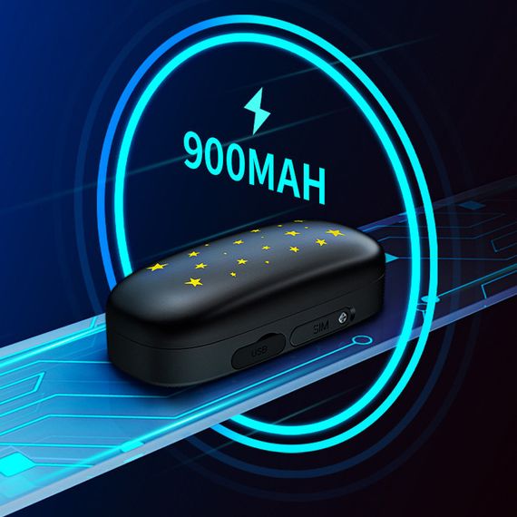 Трекер GPS для тварин V53 Pet Tracker SIM (4GLTE) 900mAh Black | Зображення 7