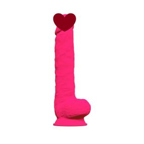 Фалоімітатор SilexD Kingston Pink (MODEL 15in), двошаровий, силікон+Silexpan, діаметр 7 см sexstyle