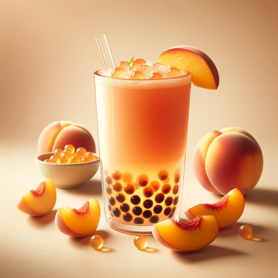 Bubble tea Перлини Персик 3.2 кг TM BoBoQ | Зображення 1