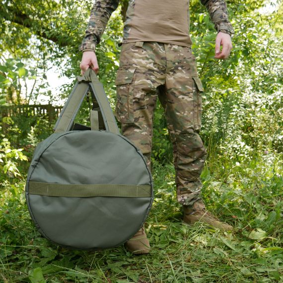 Сумка-баул 120л Kiborg олива | Зображення 8