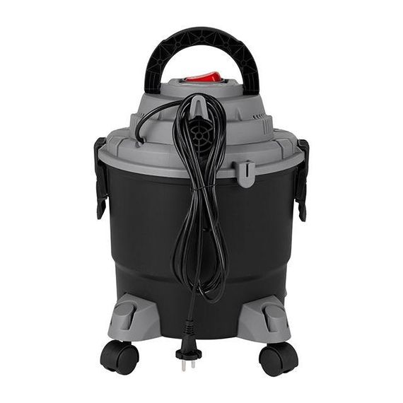 Пилосос будівельний, 1,0 кВт, >17 кПа, бак 15 л пластик, шланг 1,5 м INTERTOOL DT-1015 | Зображення 3