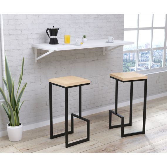 Стул барный Loft Design BS-3 венге | Зображення 1