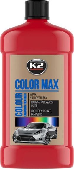 Поліроль K2 COLOR MAX 500 мл червоний K025CE