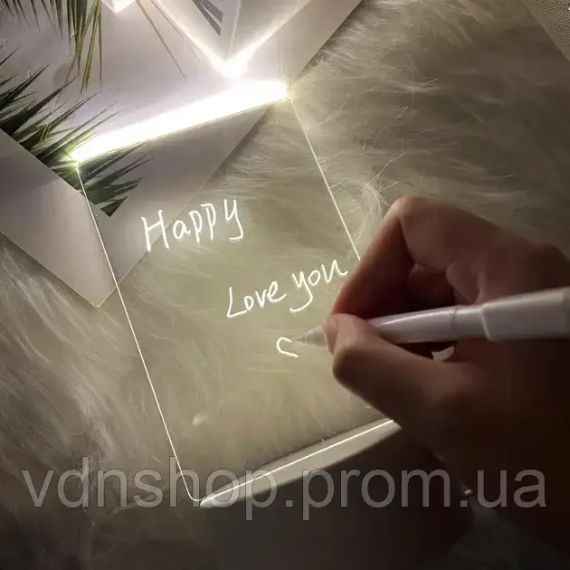 Нічник планер світлодіодний  Plutus-Quinn , планшет для малювання