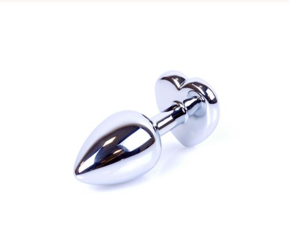 Анальна пробка - Jewellery Silver  Heart PLUG- Purple | Зображення 2