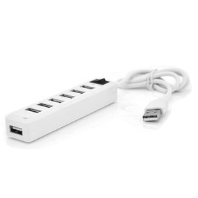 Хаб USB 2.0 7 портов, 480Mbts питания от USB, Blister