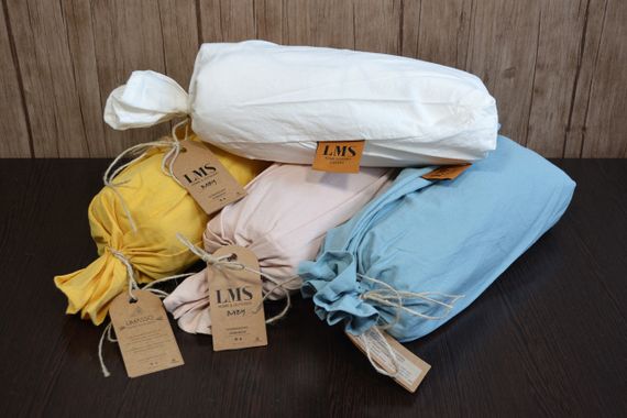 Дитяча постільна білизна Limasso Stonewashed Ranforce Baby 100х150 см Mineral Blue | Зображення 6