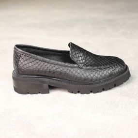 Лофери жіночі шкіряні 588273 Чорні 36 37 38 39 40 41