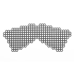 Маска на обличчя Bijoux Indiscrets - Erika Mask, вінілова, клейове кріплення, без зав'язок