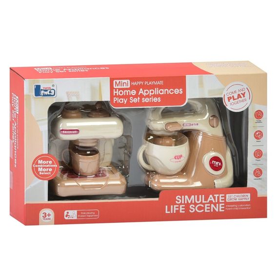 Дитяча побутова техніка "Міксер-Кавоварка" E02 механічний обертовий віночок | Зображення 2