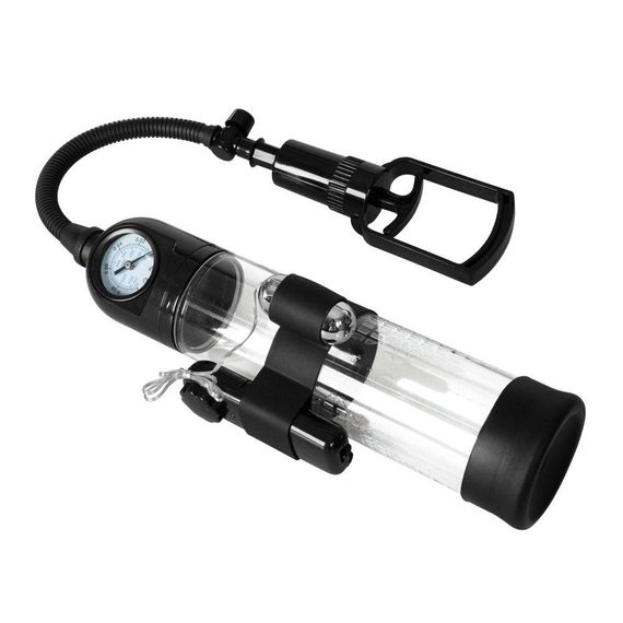 Вакуумна помпа з вібрацією Boss Series: Powerpump MASTER Vibrating - Black&Clear, BS6000034 sexstyle | Зображення 2