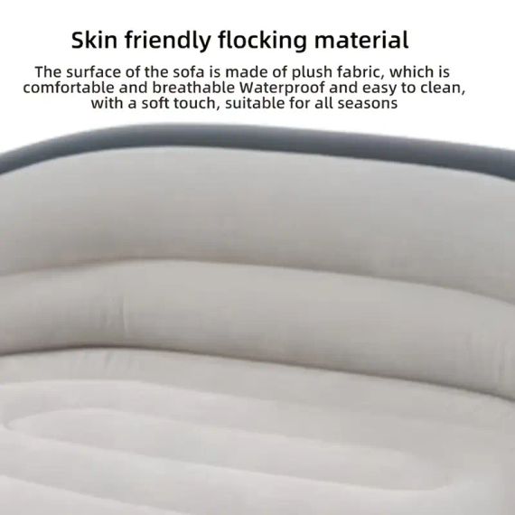 Складаний диван для відпочинку, Портативне ліжко з підлокітниками ПВХ матеріал XL-1134 | Зображення 4