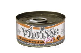 Вологий корм для котів Vibrisse tuna and chicken ham з тунцем та курячою шаткою 70 г C1018768