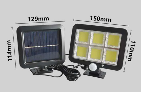 Вуличний ліхтар із датчиком руху Split Solar Wall Lamp на сонячній батареї nf-160c | Зображення 2