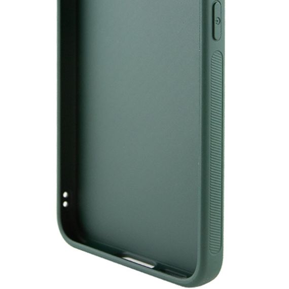 Кожаный чехол Xshield для Samsung Galaxy S24 Зеленый / Army Green | Зображення 2