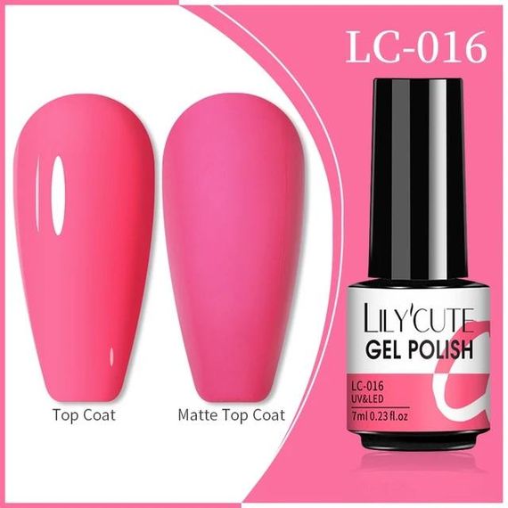 Гель-лак LILYCUTE Soak-Off UV/LED 7 мл LC-016