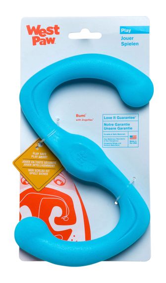 Іграшка для собак West Paw Bumi Tug Toy блакитна, 24 см | Зображення 1
